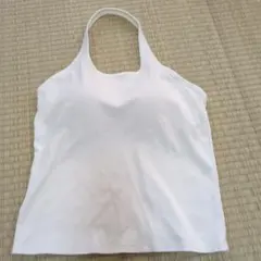 【UNIQLO】ホワイト ブラトップ