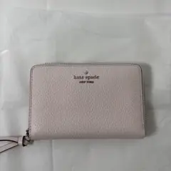 kate spade ケイトスペード 二つ折り財布 ピンク レザーのサムネイル