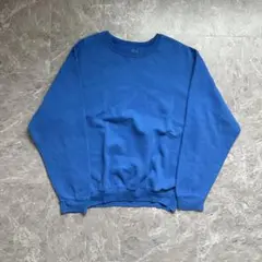 フルーツオブザルーム（L）無地スウェット＊Vガゼット＊裏起毛＊袖広＊ストリート