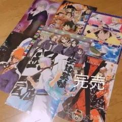 大人気アニメ　BIGクリアポスター