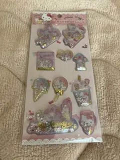 正規品サンリオハローキティ・マイメロディ スイーツカプセルシールおすそ分け