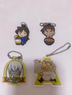 名探偵コナン 服部平次、安室透、毛利蘭、阿笠博士 アクリルキーホルダーセット