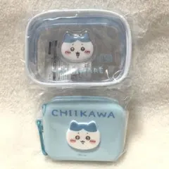 ちいかわ　シリコンミニポーチ♡クリアミニポーチ♡ハチワレ