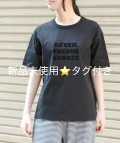 FORK&SPOON フロッキーロゴSS TEE BLK×BLKのサムネイル