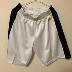 asics バスケットボールパンツ ホワイト/ブラック