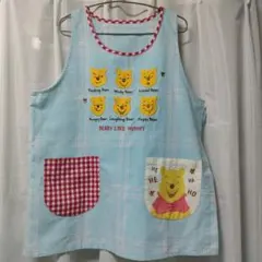 保育士 エプロン くまのプーさん