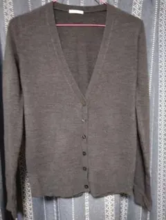 【ユニクロ】①ダークグレー ②ネイビー Vネック カーディガン　Sサイズ