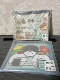 なんでもいきもの タイトーくじ フラットポーチ E賞 2つセット