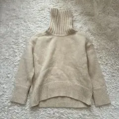 ギャルリーヴィー ファインウール タートルネック プルオーバー S