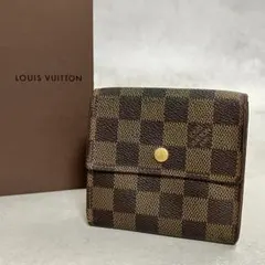 美品】ルイヴィトン Wホック財布 ダミエ 3つ折財布 SP0977 - メルカリ