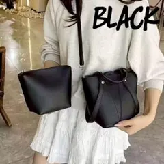 シンプル ミニキューブバック ハンドバッグ 2way PUレザー 通勤 ブラック
