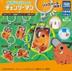 ①つながリングチャーム 劇場版『チェンソーマン レゼ編』ポチタ　全5種セット