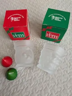 KFC クリスマス キャンドルグラス 2個セット