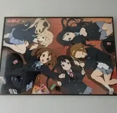 けいおん!! K-ON B2サイズ ポスター 5人集合イラスト 額装済 京アニ