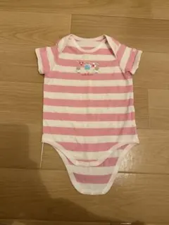 ミキハウス ボタン付きロンパース 70