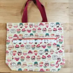 キルティング　トートバッグ 　保育園　習い事　レッスンバッグ