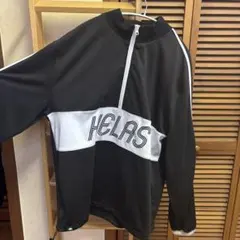最終値下げHelasハーフジップ トレーナー L 黒のサムネイル