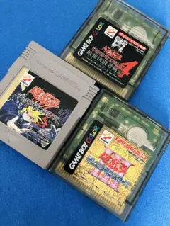 遊戯王 デュエルモンスターズ 人気3本セット　ゲームボーイ　ソフト　KONAMI