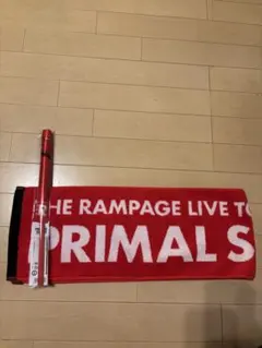THE RAMPAGE PRIMAL SPIDER タオルとフラッグ