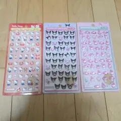 サンリオ キティ クロミ マイメロディ ボンボンドロップシール 正規品