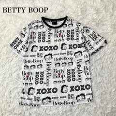 BETTY BOOP プリント Tシャツ 半袖　ベティー　キャラクター　ロゴ