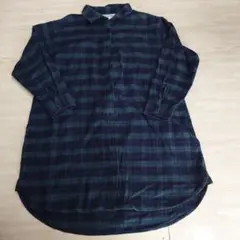 無印良品　チェック柄長袖シャツ 130サイズ