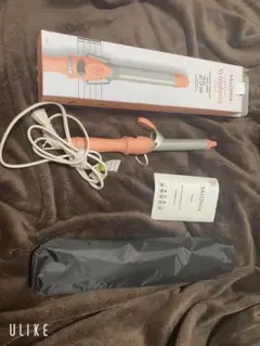 サロニア セラミックカールヘアアイロン シンフォニーオレンジ25mm