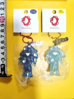 【２個セット】大阪 関西万博 ミャクミャク 立体 pvc キーホルダー 蓄光