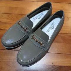 TEMPERATE ベージュ ローファー レインシューズ　41