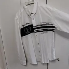 PAG ELO ホワイトストライプシャツ Lサイズのサムネイル