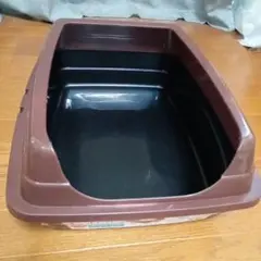 猫用トイレ 本体 ブラウンのサムネイル