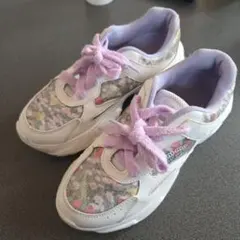 ムーンスターNi-mo 花柄 スニーカー２２センチ