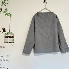 luca/ ボトルネック スウェットプルオーバー 日本製