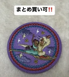 ディズニー 刺繍缶バッジ　アラジン