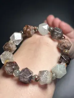 爆レア‼️超美品‼️ 無処理、天然色‼️ミックスガーデンクォーツ　パワーストーン