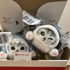 mofusand ごろりん！サメにゃんズくじ　D賞　シャチ　　ジンベイザメ