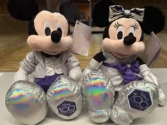 【新品未使用品】ディズニー100周年 ミッキー ミニー ぬいぐるみセット