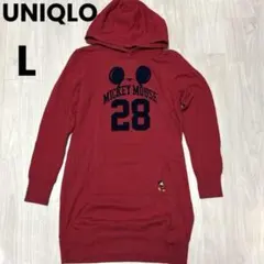 UNIQLO パーカーワンピース　Disney ミッキーマウス　レディース　L