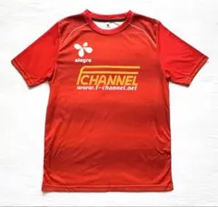 【未着用】alegre F-CHANNEL サッカーシャツ L レッド 半袖 5のサムネイル