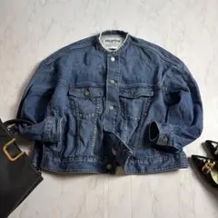 デニムカットオフ】 ASHLEYROWE デニムジャケット メンズ レディース
