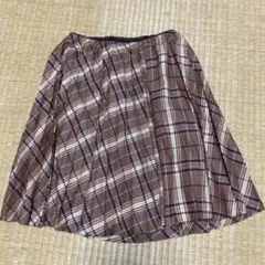 olive de olive チェック プリーツスカート