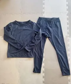 コンプレッション ウェア 140 インナー タイツ 上下セット 保温 吸汗速乾