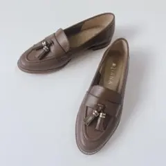 未使用級✨ DIANA レザー　タッセルローファー　ブラウン　22.5