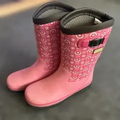 ヒロミチナカノ　ピンクの防寒長靴 23.0cm