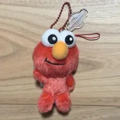 USJ　セサミストリート　エルモ　ぬいぐるみストラップ　キーホルダー