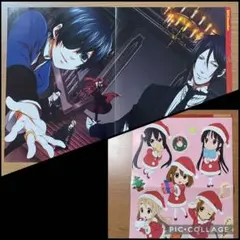 黒執事Ⅱファントムハイヴ家へようこそけいおん アニメディア両面ピンナップポスター