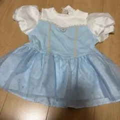 新品　プティマイン ディズニーなりきりチュニック ライトブルー110