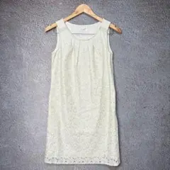 KUMIKYOKU PRIER総レース ノースリーブワンピース