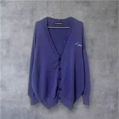 周りと差がつく✨Kappaダメージカーディガン　パープル　Mサイズ