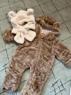 ＊tete a tete ＊くまさんアウター&帽子　70cm